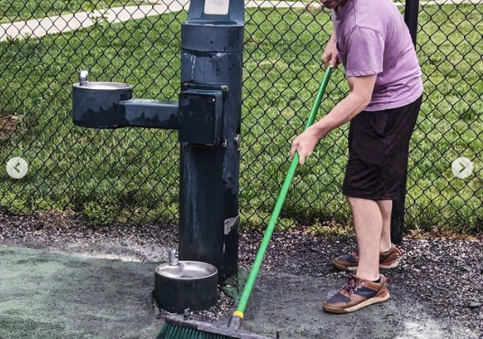 Virginia Avenue Dog Park Volunteers Clean Up Park, Prepare for Summer